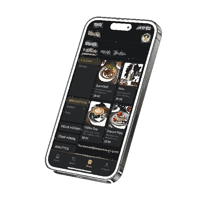 Dinerly Mobile Menu